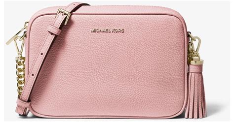 ginny leather crossbody bag|michael kors leather crossbody bag.